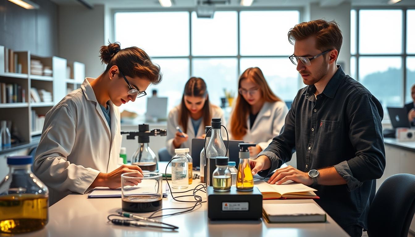 Structured study materials and learning resources on a desk
